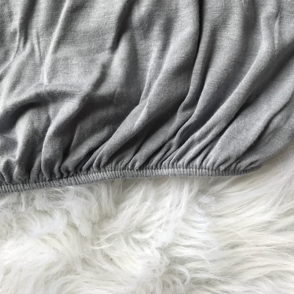 Grey Studded Back Tank Top Small - Picture 4 of 8